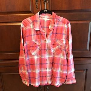 American Eagle Pink Flannel